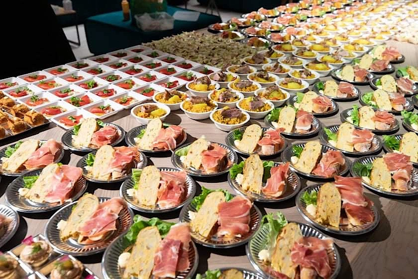 ラ・タペリアのケータリング、豪華なパーティー料理